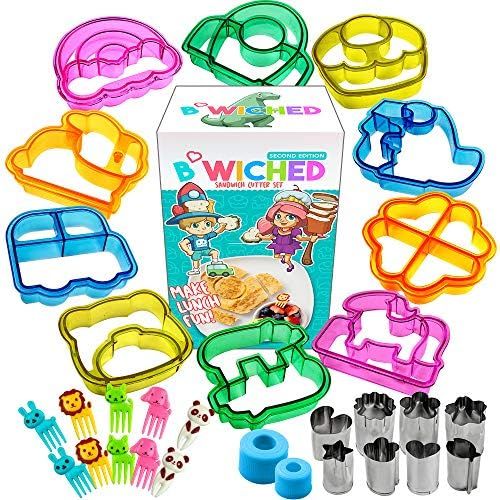 Sandwich Cutters for Kids - Great for Toddler Lunch Box and Containers - Bento Box Accessories an... | Amazon (US)