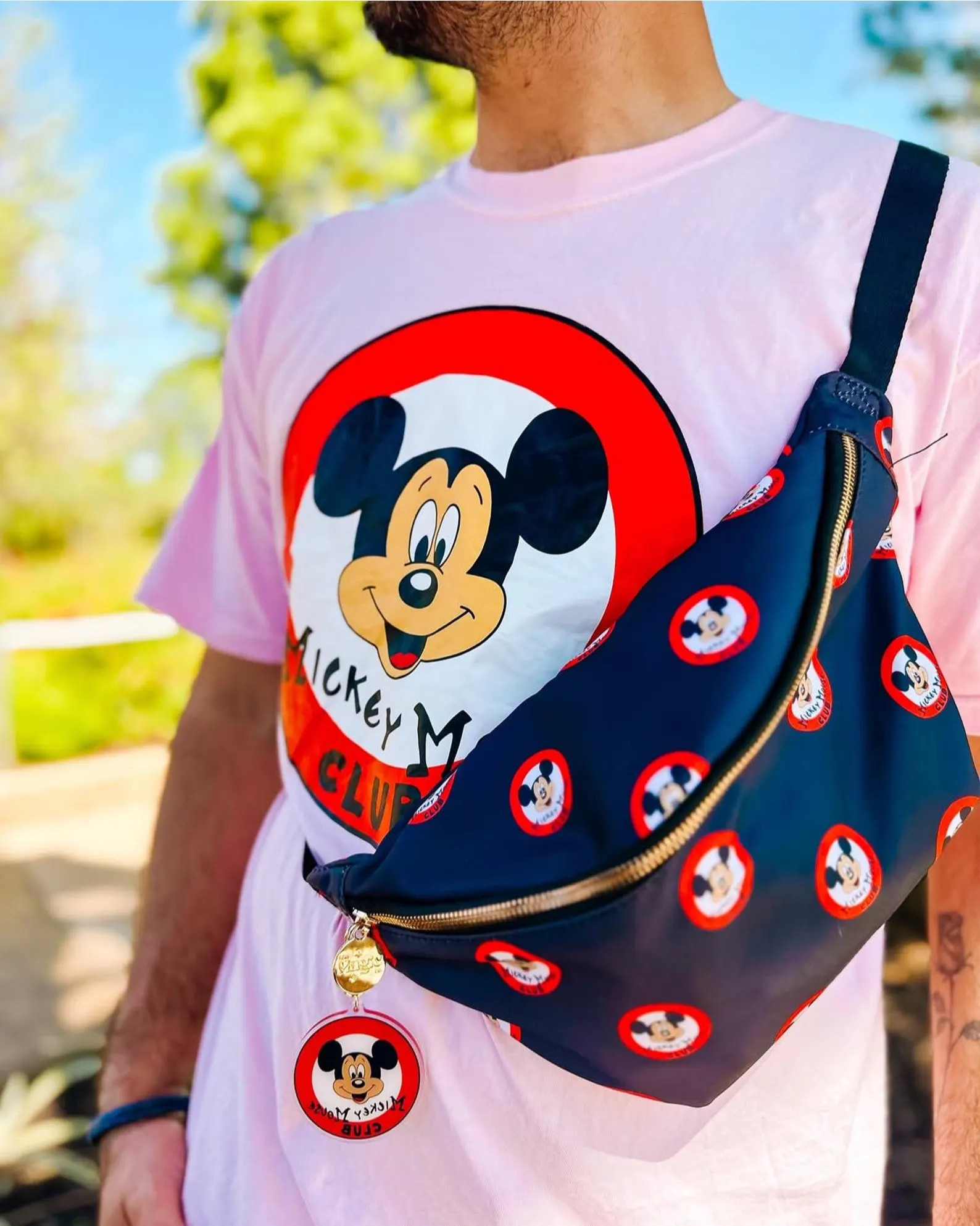 Mouse Club XL Belt Bag: Theme Park Crossbody Bum Bag | Etsy (US)