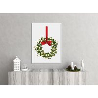 Christmas Wreath Paint By Number Kit/Color Kit/Custom Number/Kids Crafting Kit/Adult Coloring Kit/Canvas | Etsy (US)