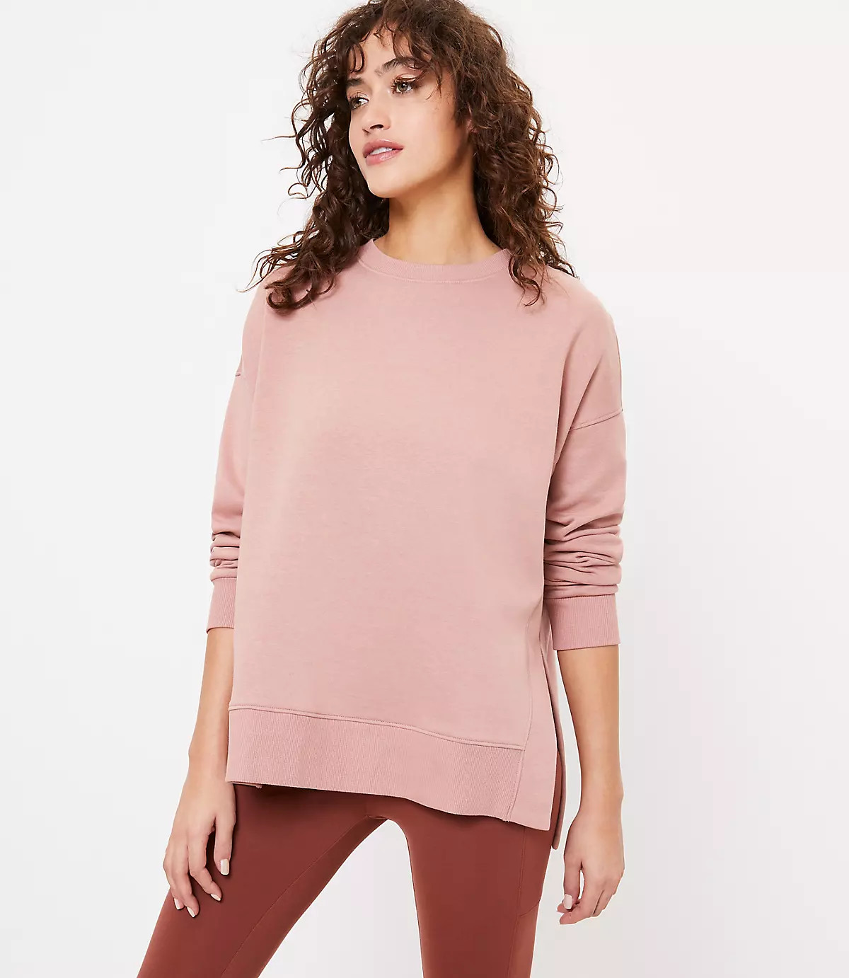 Lou & Grey Fleeceback Sweatshirt | LOFT
