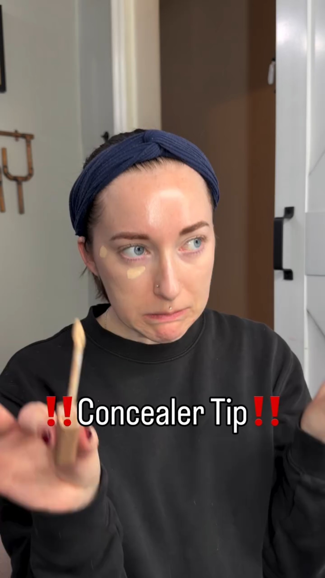 ‼️ SAVE THIS FOR LATER‼️ 
Want to try and lift your facial features? Try this tip!!! 😜 

I’m using the @natashadenonabeauty Hy-Glam Concealer ♥️ 
✨a little goes a LONG way! 

#makeuptutorial #concealer #makeup #tutorial #follow 

Makeup | Eyebrows | Tutorial | Motherhood | Follow | Foundation | Save for Later | Concealer | Tips