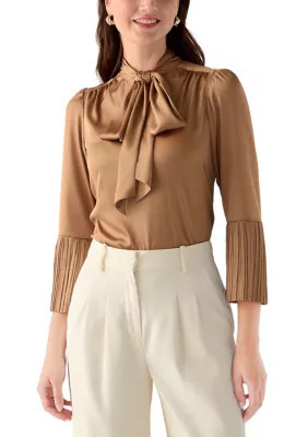 Anne Klein Women's Tie Neck Blouse | Belk