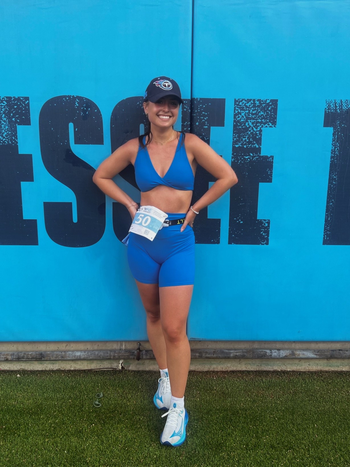 Ran a cute lil 5k with the Tennessee Titans yesterday! NFL season is upon us and so is training for those fall races 👀👀👀 if you’ve been here a while you know I’m LIVING in this matching Amazon set that I now have in THREE COLORS HELLO?! (I never thought I would be a shorts girl but here I am I swear these are some of the only ones I’ll wear because they don’t ride up and don’t get eaten mid run - iykyk) here’s everything you need to rep your team on your runs this summer! 

#LTKFindsUnder50 #LTKActive #LTKPetite
