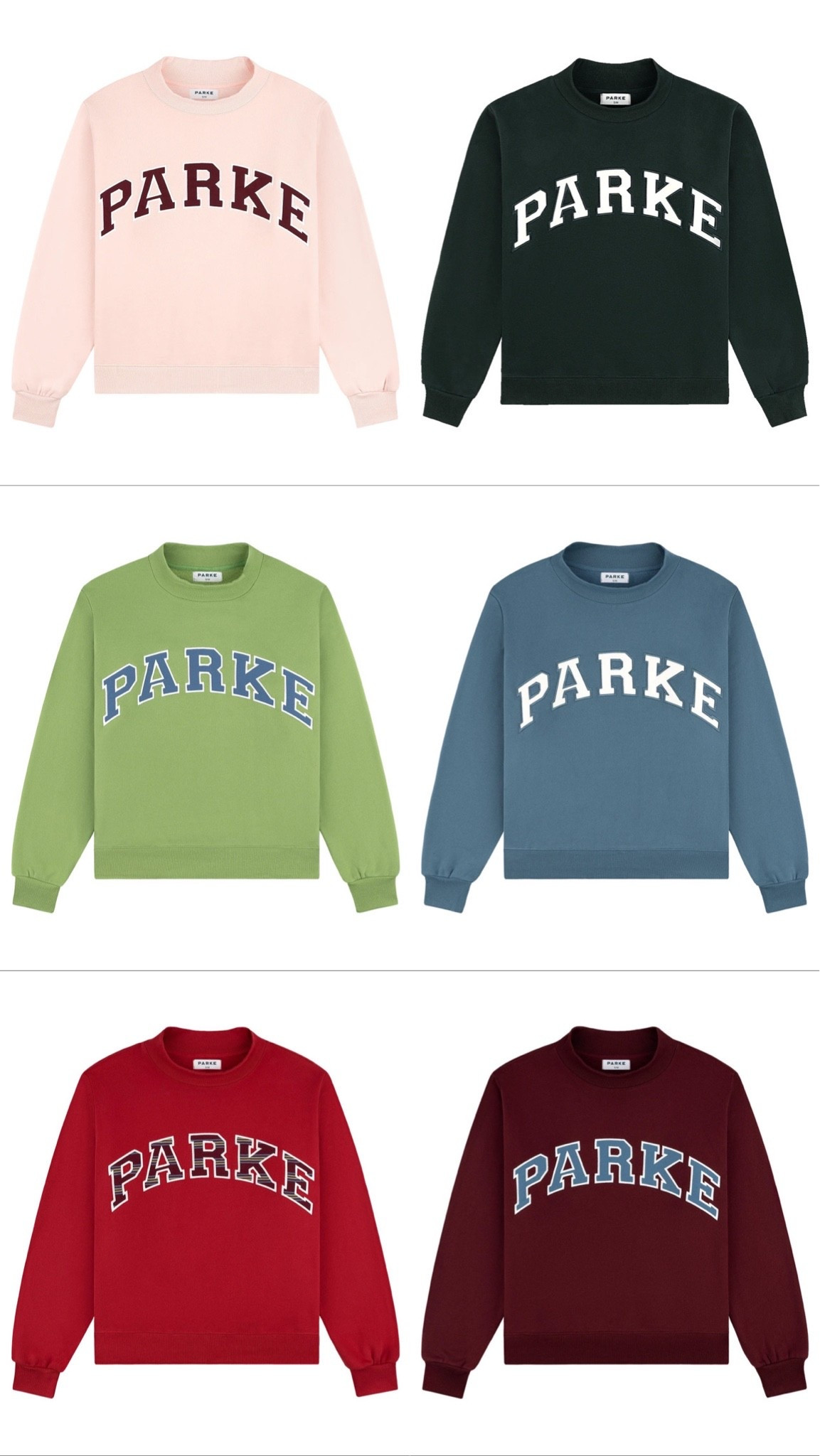 In stock!! Love these colors. Parke sweatshirts 
My size S/M
Great gift idea! 🎄

#LTKmomlife #LTKSeasonal