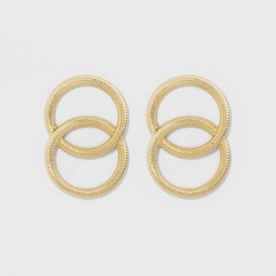 SUGARFIX by BaubleBar Radiant Linked Hoop Earrings - Gold | Target