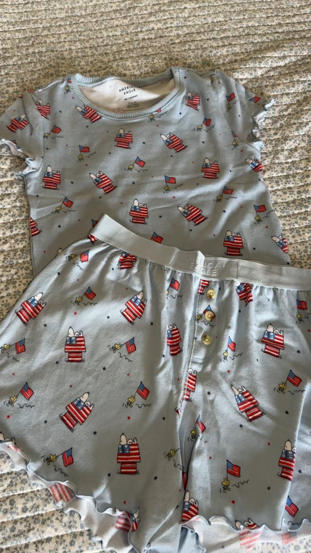 perfect memorial day or 4th of july snoopy pajamas from american eagle