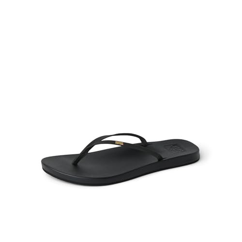 REEF Cushion Slim Womens Sandal Black 10 | Amazon (US)