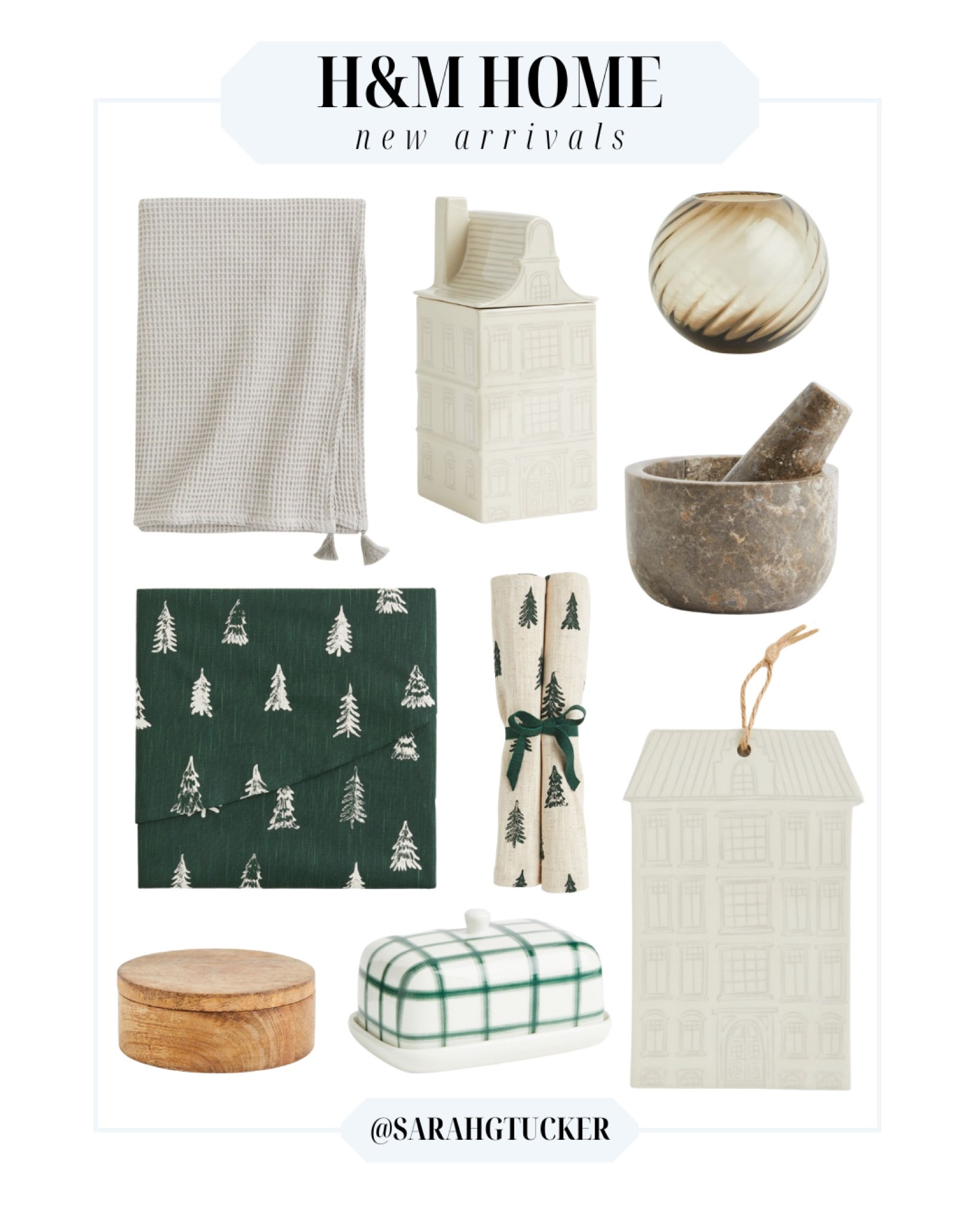 H&M home new arrivals, H&M home finds, Christmas table linens, home decor, mortar and pestle, cheese board, vase, throw blanket, wood box

#LTKhome #LTKHoliday #LTKunder50