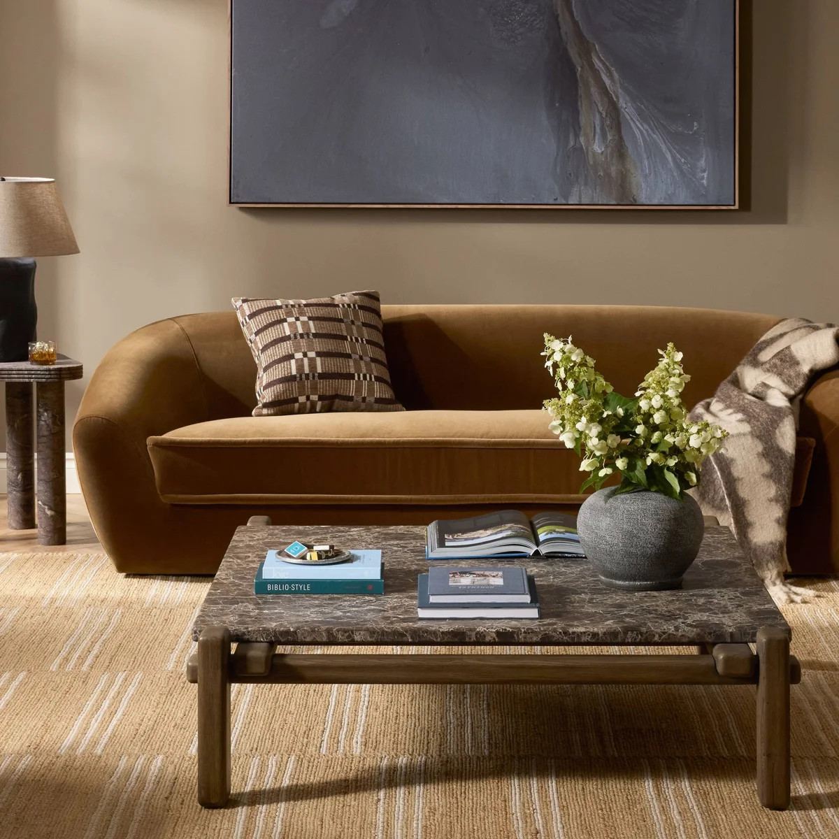 Bascom Square Marble Coffee Table | Wayfair North America