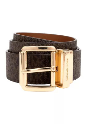 Michael Kors Women's Reversible Belt, Brown, Medium | Belk