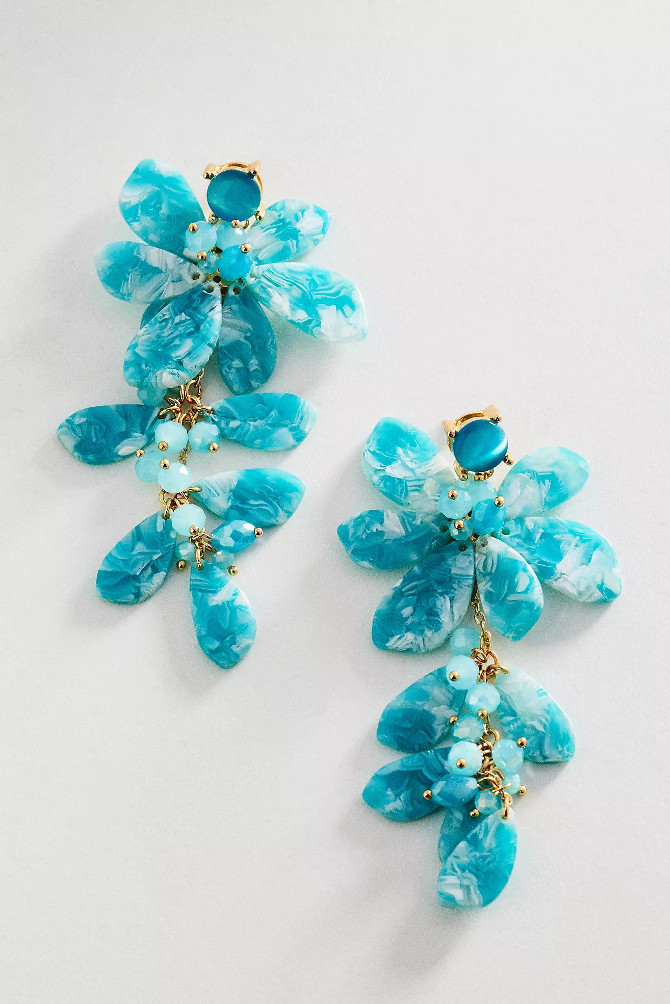 Resin Floral Drop Earrings | Anthropologie (US)