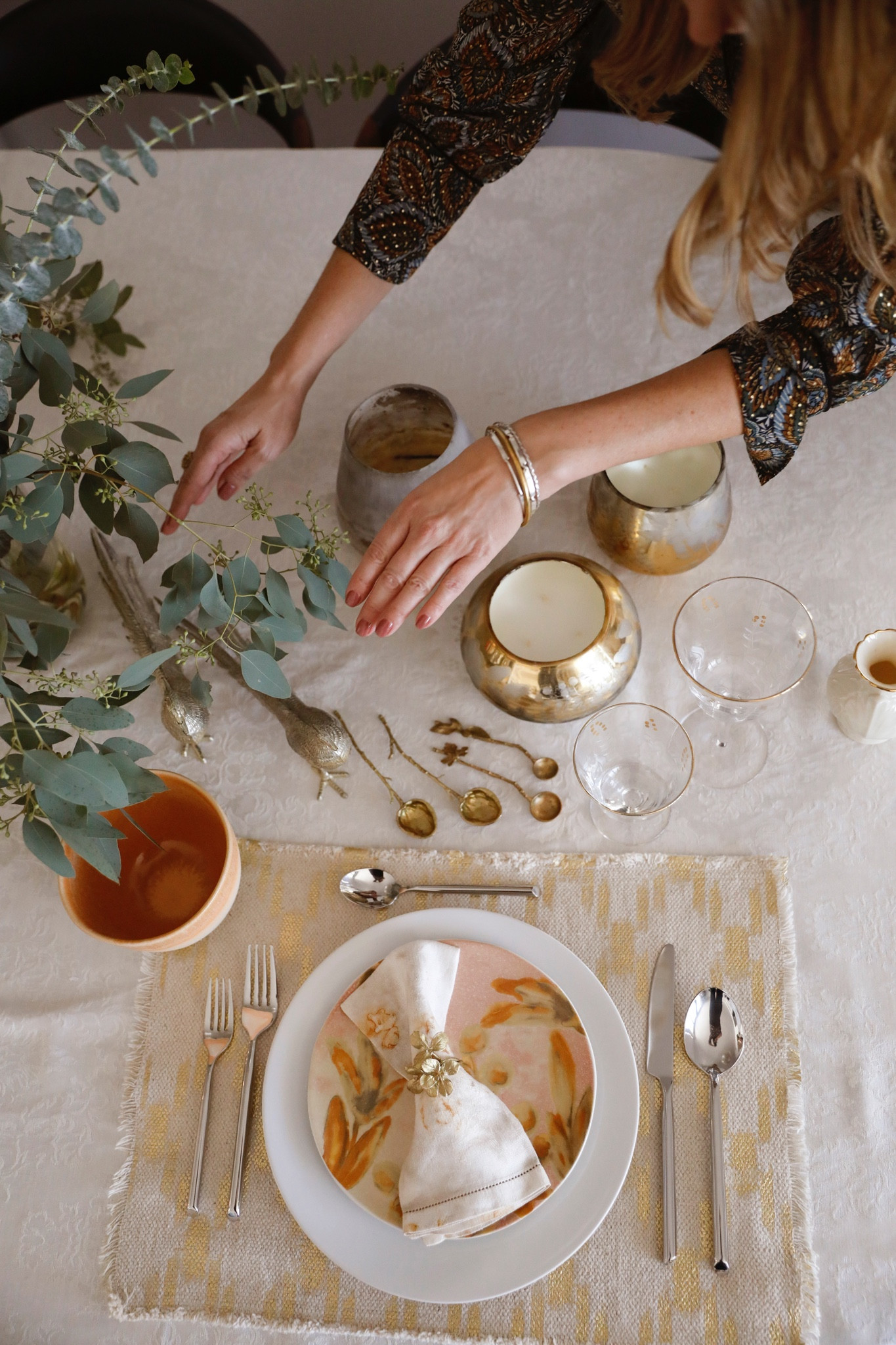 TABLE SETTING IN STYLE | Set your Spring, Easter, or Passover table in style so you can gather with love and grace. For the perfect table scape we like to add a little color, pattern, and whimsy. @knofdesign 

#LTKSeasonal #LTKGiftGuide #LTKhome