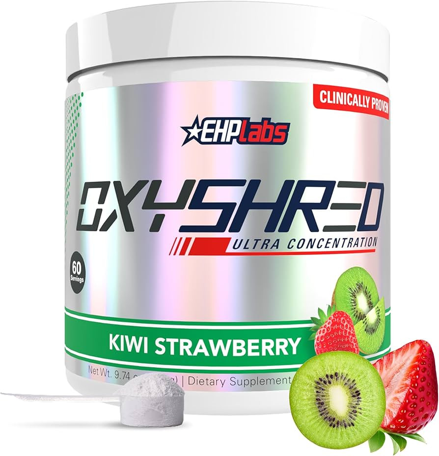 EHP Labs OxyShred Pre Workout Powder - Preworkout Powder with L Glutamine & Acetyl L Carnitine, E... | Amazon (US)