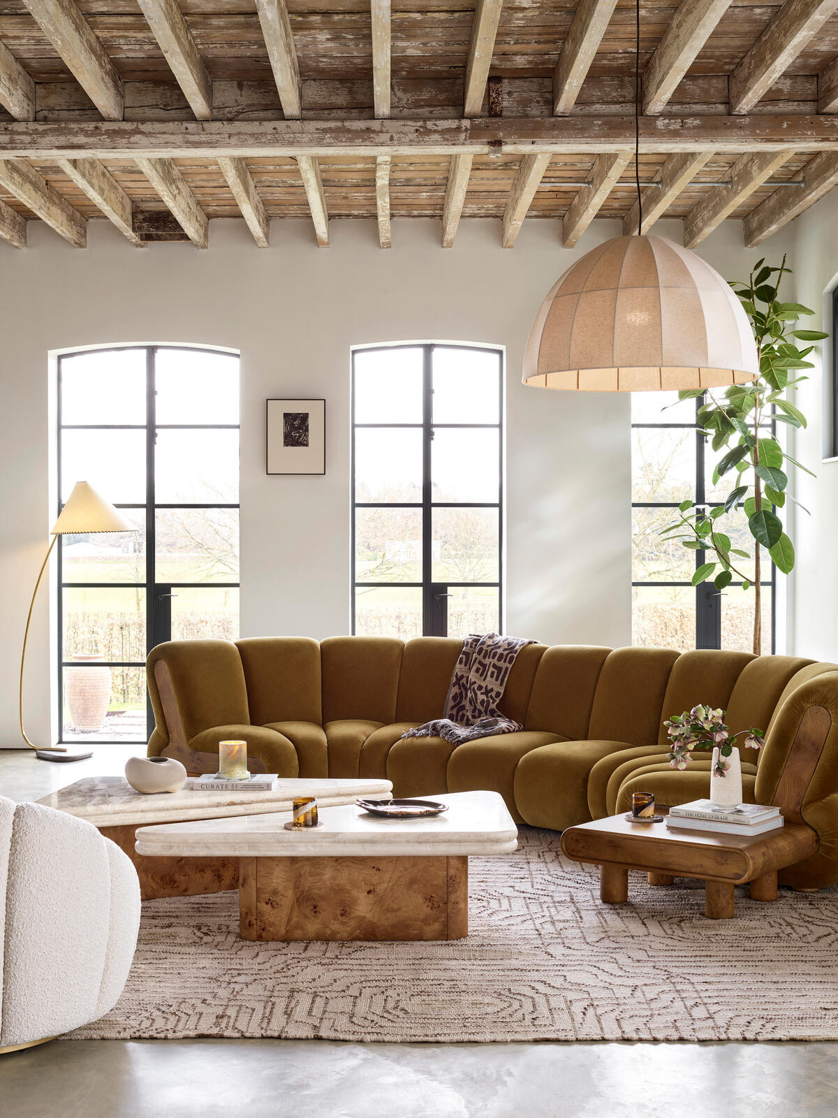 Noelle Modular Curved Sofa | Soho Home Ltd