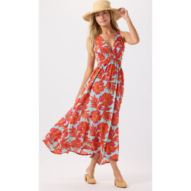 Tiare Hawaii | Hope Maxi Dress, Seychelles Sky (Blue, One Size) | Maisonette | Maisonette
