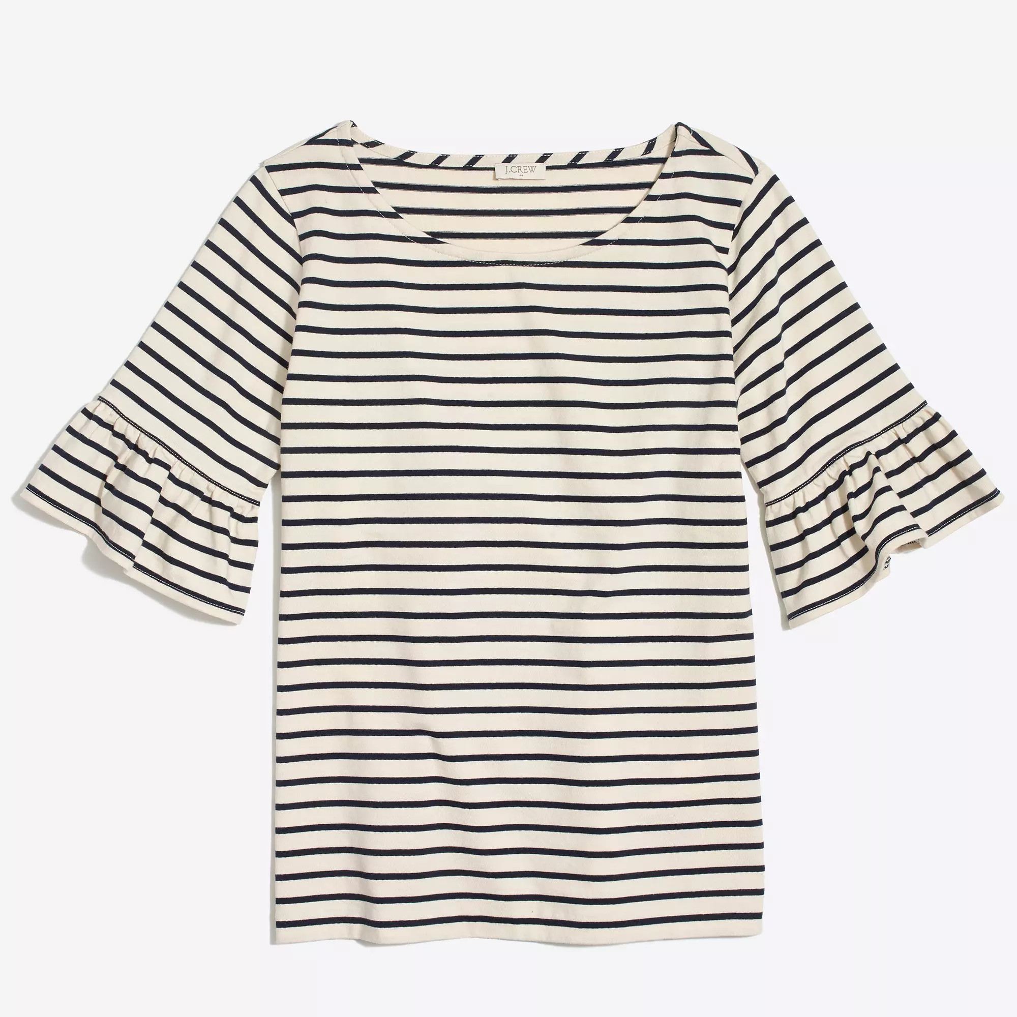 Ruffle-sleeve T-shirt | J.Crew Factory