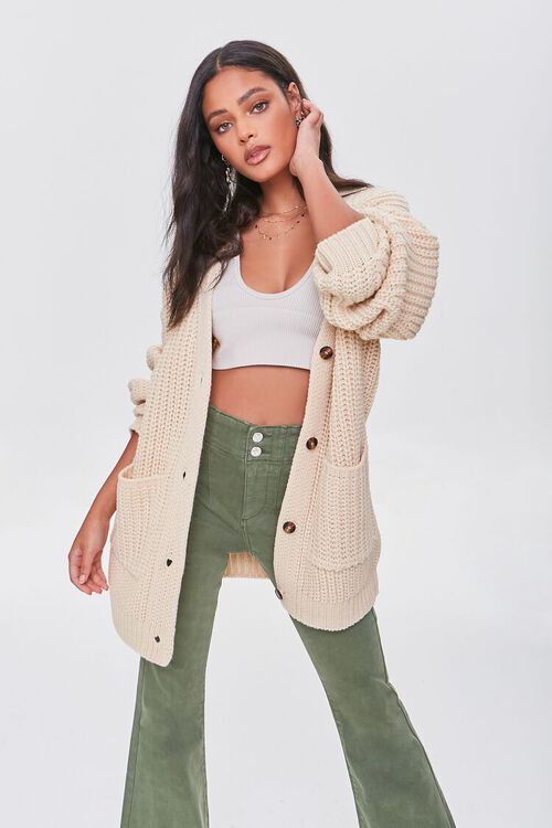 Chunky Knit Cardigan Sweater | Forever 21 | Forever 21 (US)