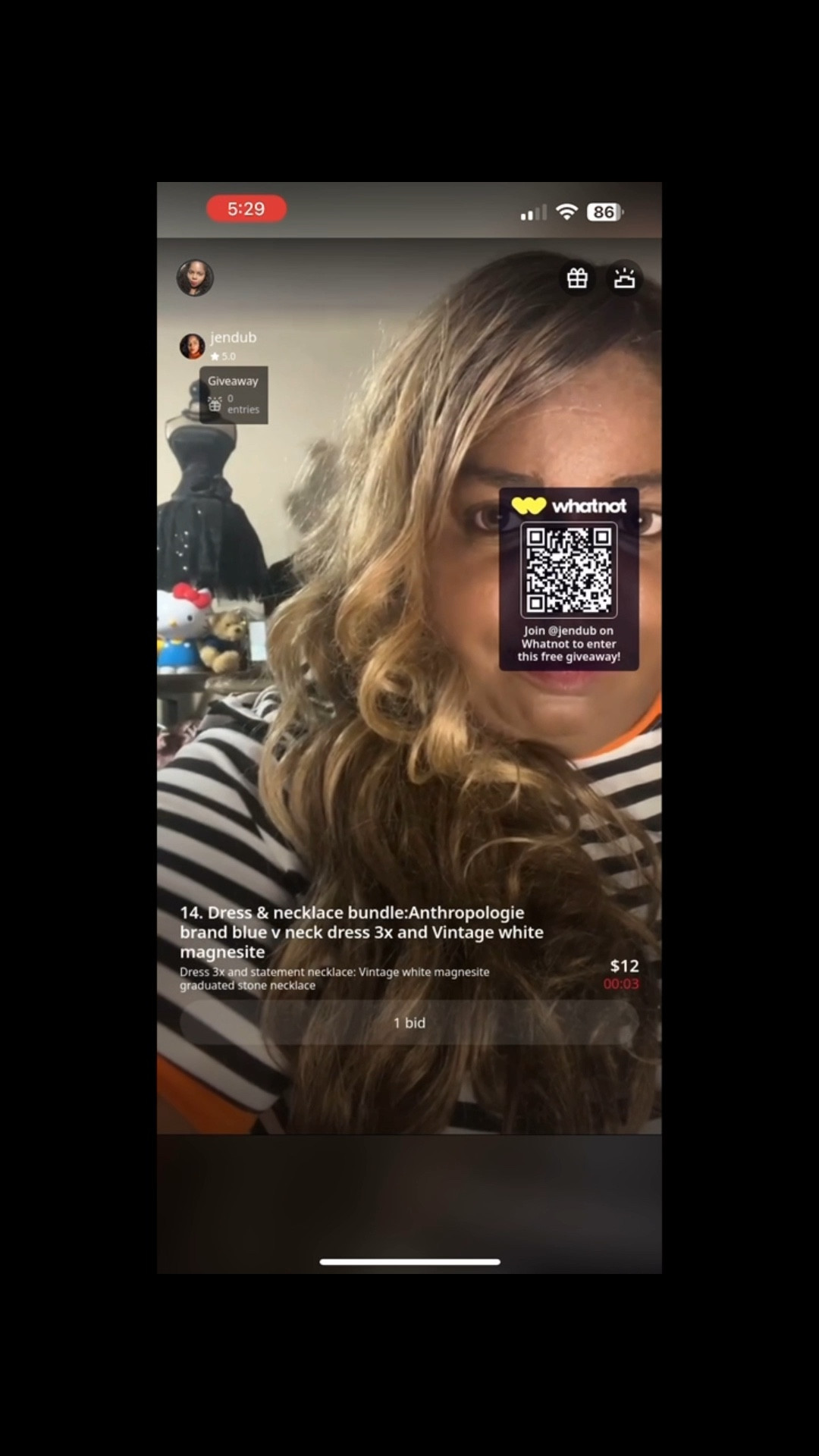 Here’s a clip from one of my recent reseller livestreams on Whatnot! 💖✨  
Follow me on Whatnot to shop fabulous and unique fashion and jewelry finds — you never know what treasures you’ll discover!  


Shop & follow here. Receive $15 to shop on Whatnot: https://whatnot.com/invite/jendub
#ResellerCommunity #LiveSelling #whatnotseller #CurvyClosetWithJen

#LTKvlog #LTKPlusSize #LTKdayinmylife