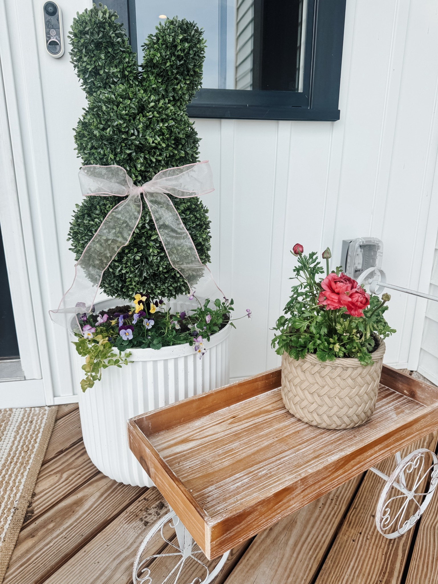 the viral bunny topiaries are back at Walmart! These sold out so quick last year. I loved styling them on my front porch #springdecor 

#LTKHome #LTKSeasonal