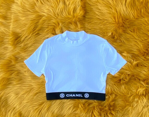 Sexy Crop Top Designer Inspired, Trendy Crop Top, Slim Top, Women Top, luxury top, cc, Fendi top | Etsy (US)