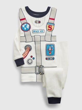 babyGap 100% Organic Cotton Astronaut Graphic PJ Set | Gap (US)