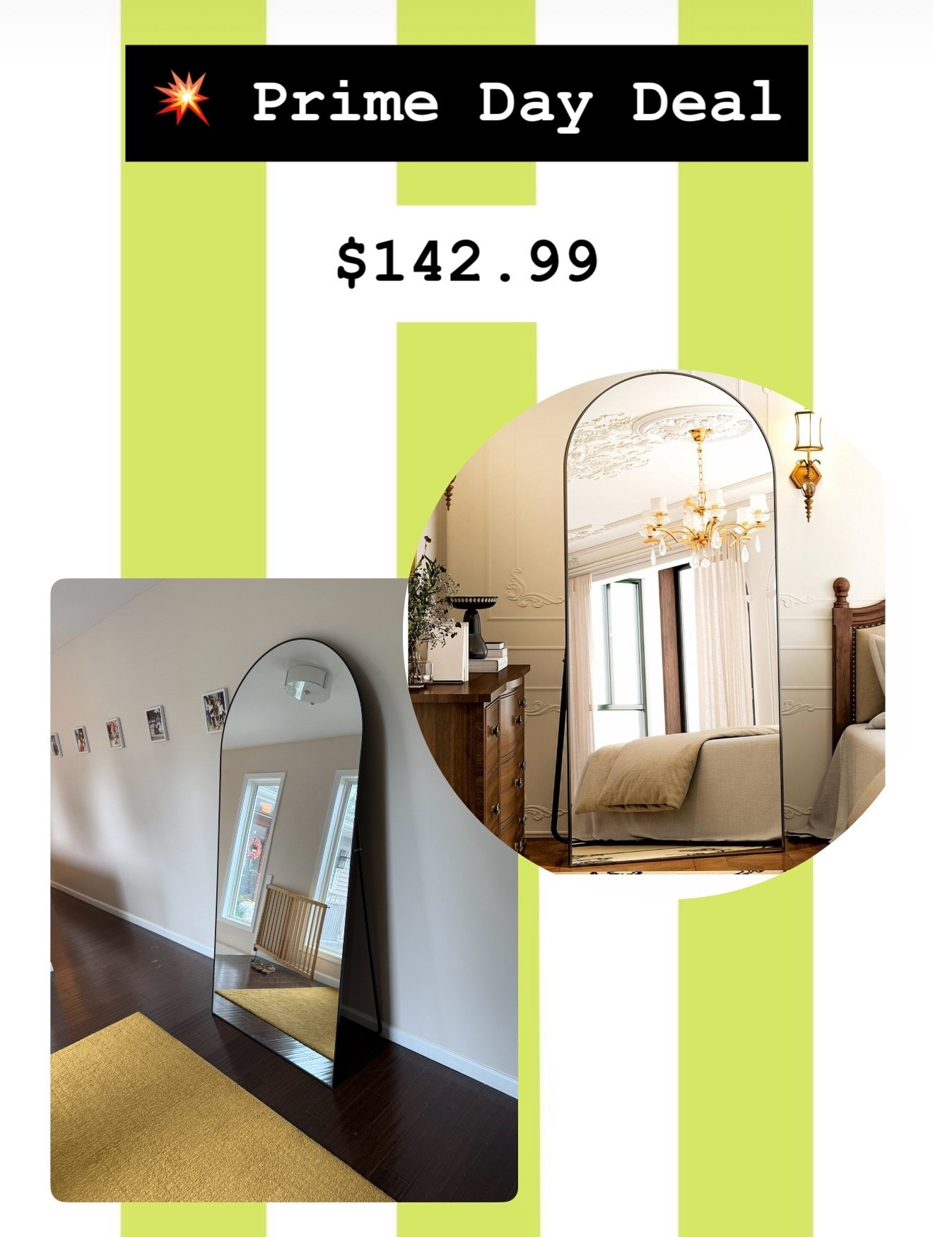 💥 PRIME DAY DEAL

I’m obsessed with this mirror! It’s only $142.99 today.

#primeday

#LTKSaleAlert