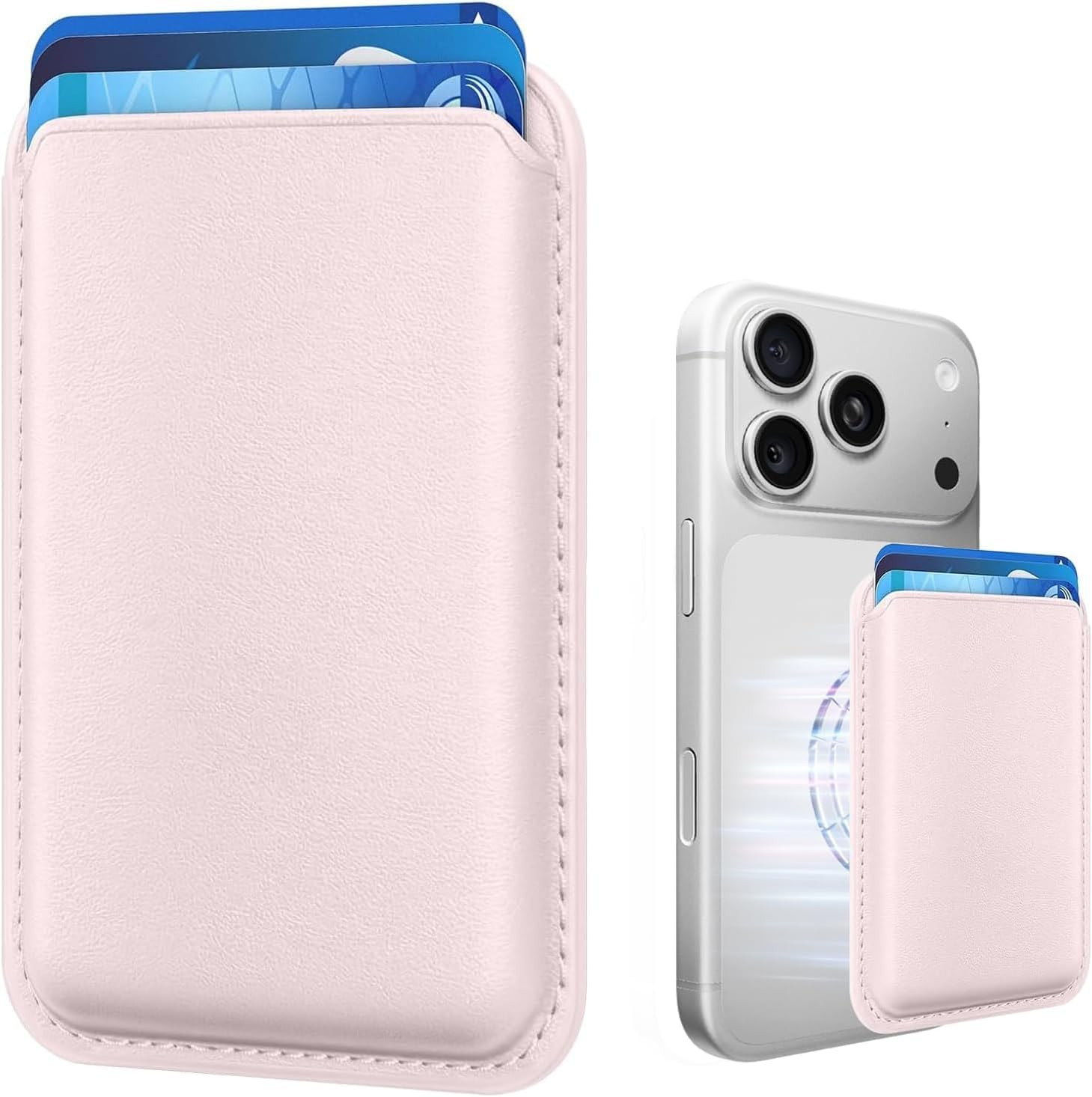 Magnetic Wallet Cell Phone Card Holder for Phone Case with Mag-Safe | Amazon (US)