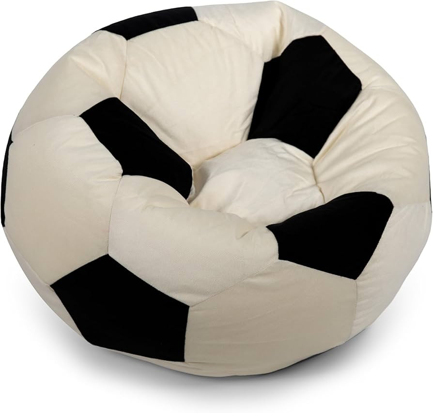 Big Joe Sports Ball Child-Sized Bean Bag Chair, Soccer Ball Plush, Soft Polyester, 2.5 feet | Amazon (US)