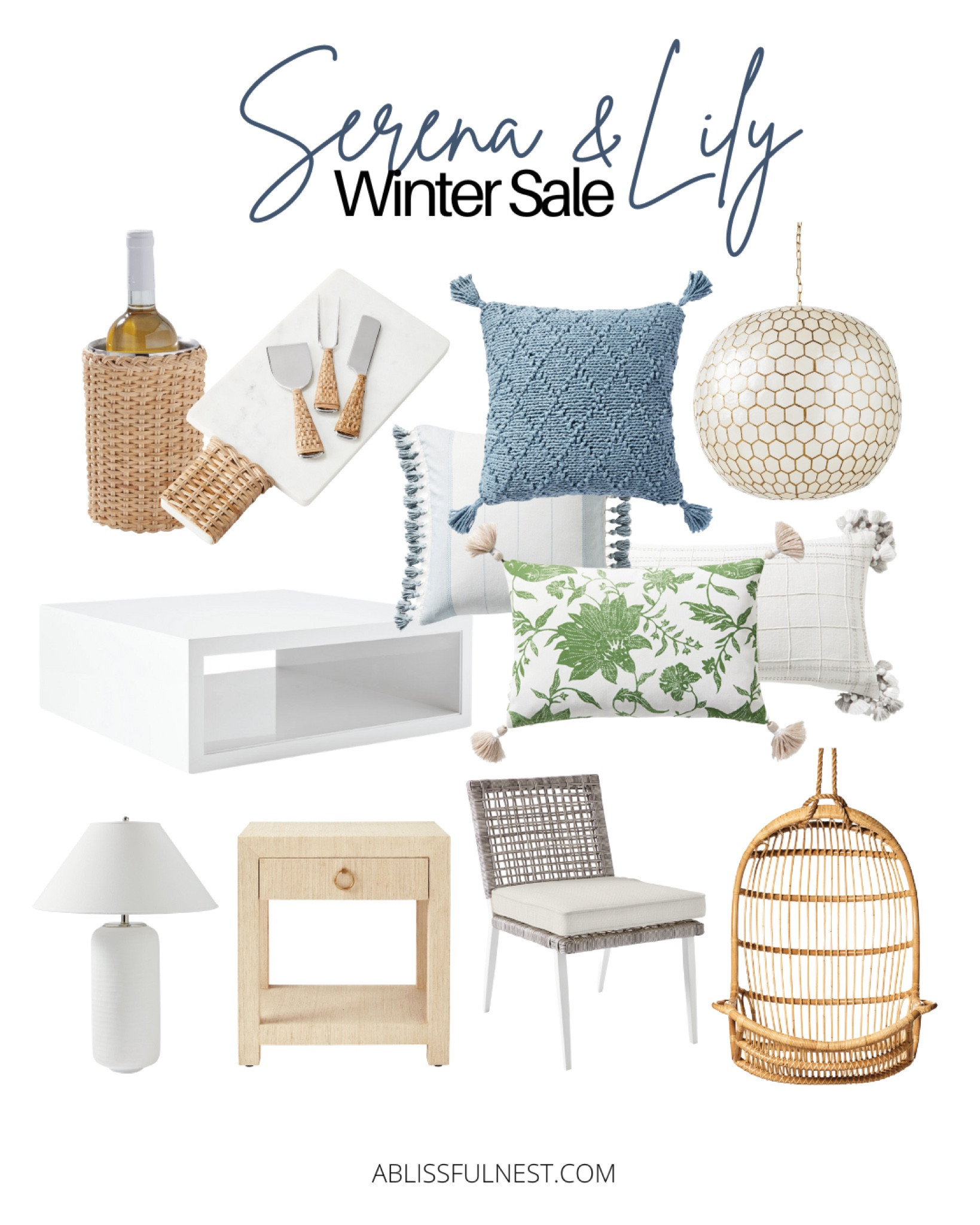 Serena and Lily end of year sale!


#SerenaAndLily #Homedecor #Homesale #SpringDecor #BlueAndWhiteDecor #CoastalModern #CoastalDecor #throwpillow #swing #whitelamp #diningchair

#LTKstyletip #LTKsalealert #LTKhome