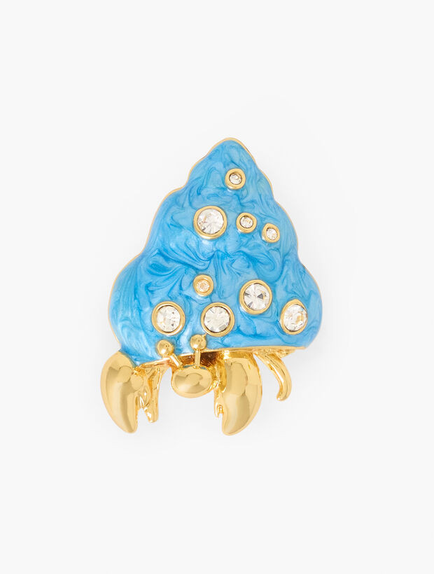Under The Sea Hermit Crab Brooch | Talbots