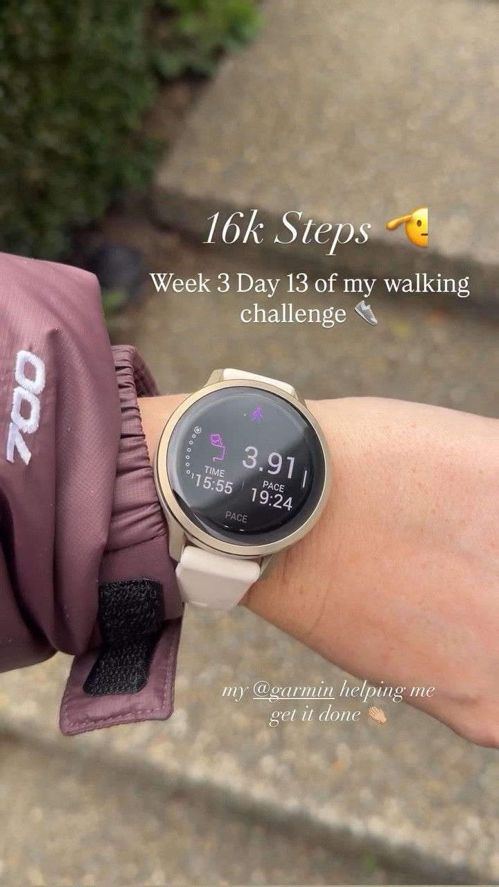 My Garmin Watch ⌚️👟 I like it better than Apple Watch because the battery life! I can go 7 days without charging. Way more options for fitness related workouts. Besides the Oura ring it’s my most accurate fitness watch for tracking steps 

#LTKfitnessgoals #LTKActive