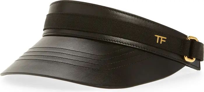 Luxe Leather Visor | Nordstrom
