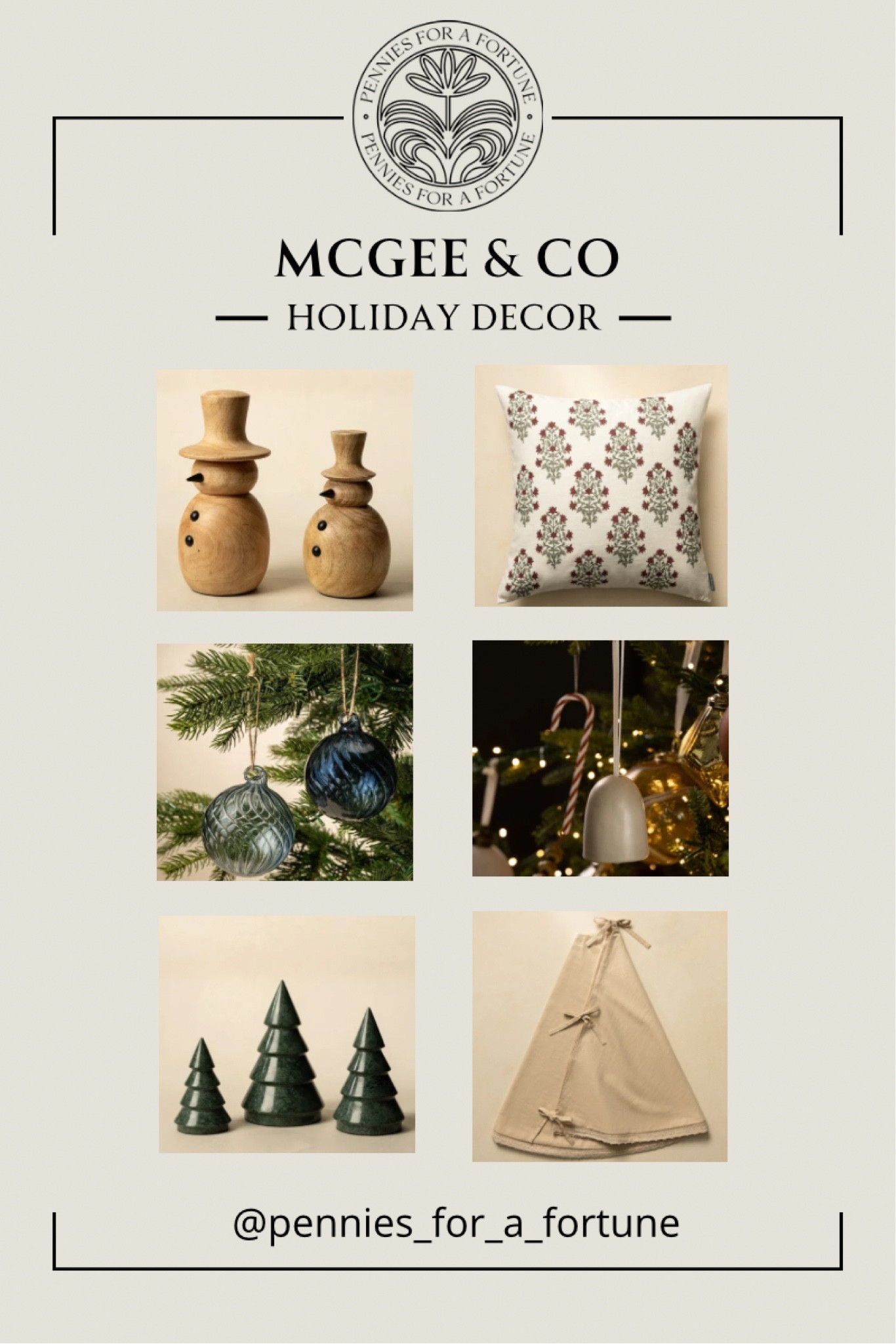 Gorgeous holiday decor found at McGee & Co, snowman mantel set, venita floral pillow, Blue Ice & Night Blue Assorted Baubles, ceramic bell, crochet edges tree skirt, holes mantel trees

#LTKHome #LTKSeasonal #LTKHoliday