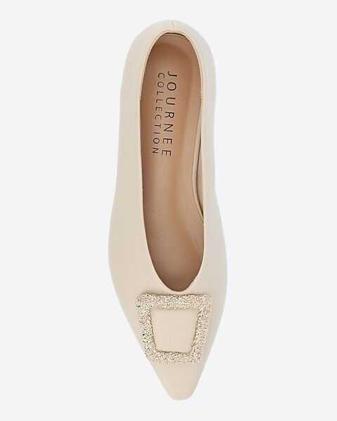 Journee Collection Elowen Pointed Toe Flats | Express