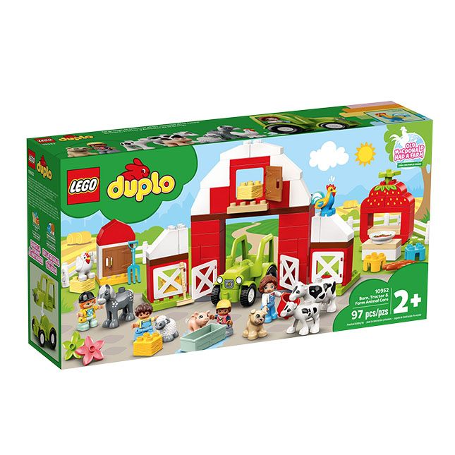 LEGO DUPLO Town - Barn, Tractor & Farm Animal Care | Fat Brain Toys