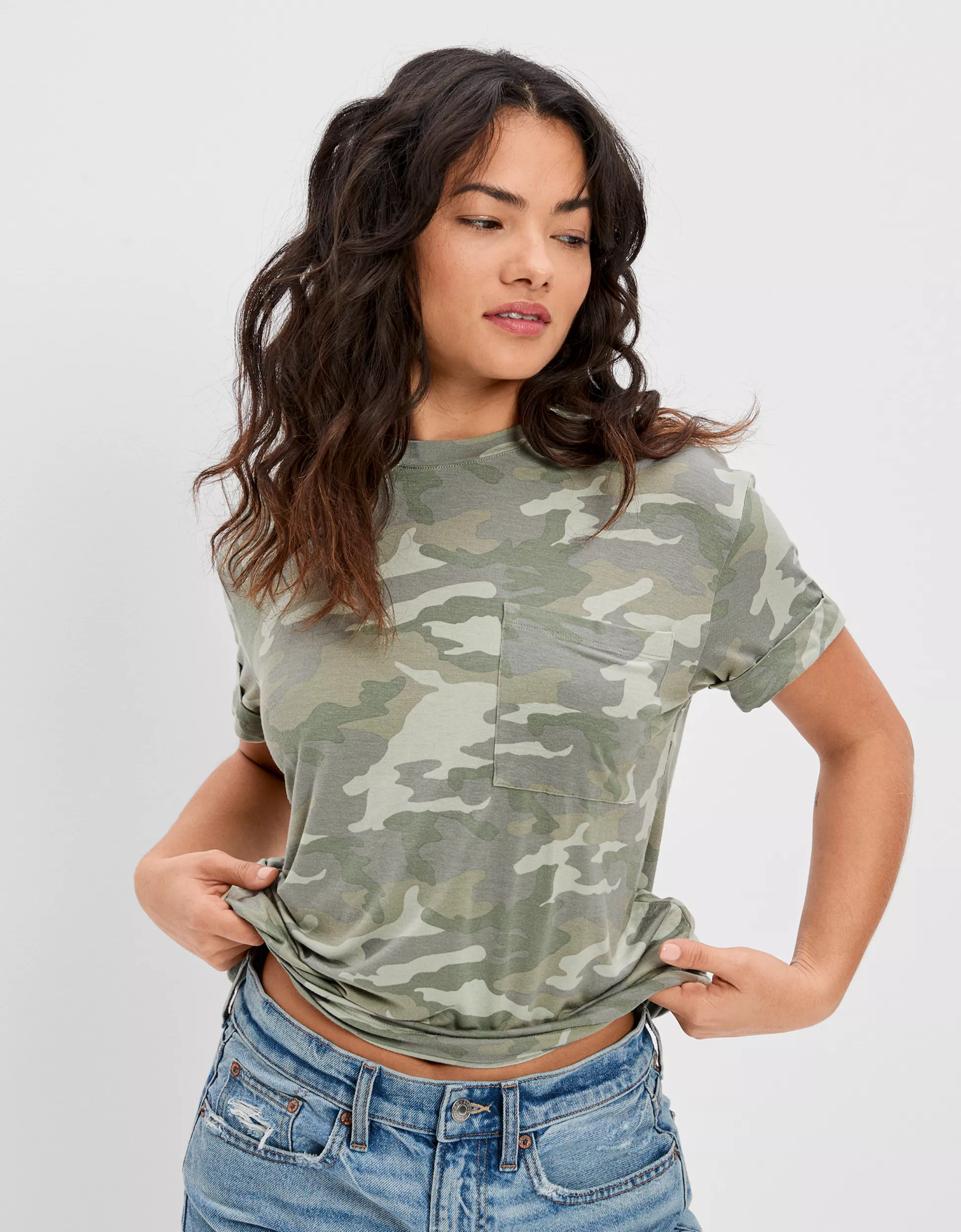 AE Soft & Sexy Pocket T-Shirt | American Eagle Outfitters (US & CA)