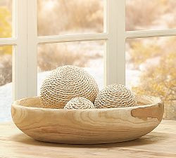 Olivia Handwoven Decorative Balls - Set of 3 | Pottery Barn (US)