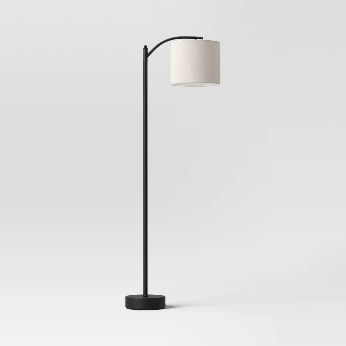 Downbridge Floor Lamp with Shade Black/Tan - Threshold™ | Target