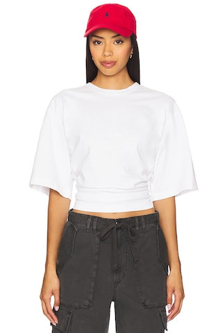 AGOLDE Shari Tee in White from Revolve.com | Revolve Clothing (Global)
