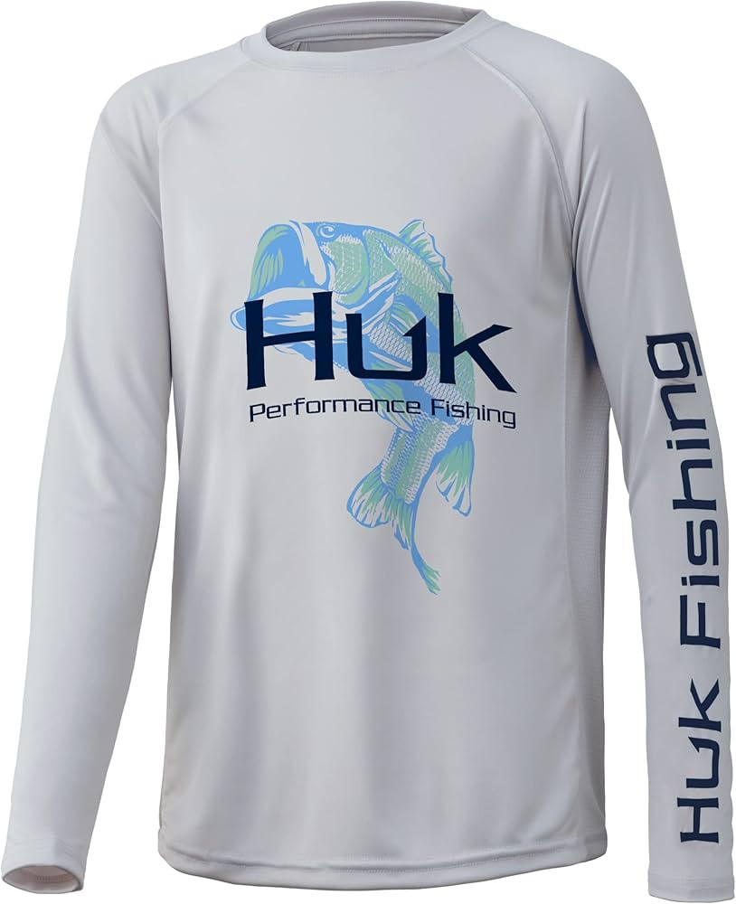 HUK Kids' Pursuit Long Sleeve Sun Protecting Fishing Shirt | Amazon (US)