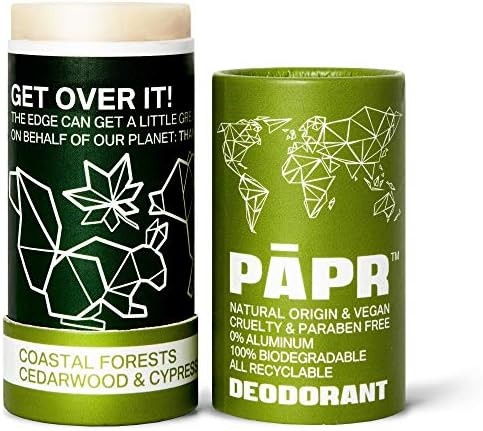 PAPR - Nature Powered, Clinically Proven, All Natural Deodorant in Zero Waste Paper Packaging (Co... | Amazon (US)