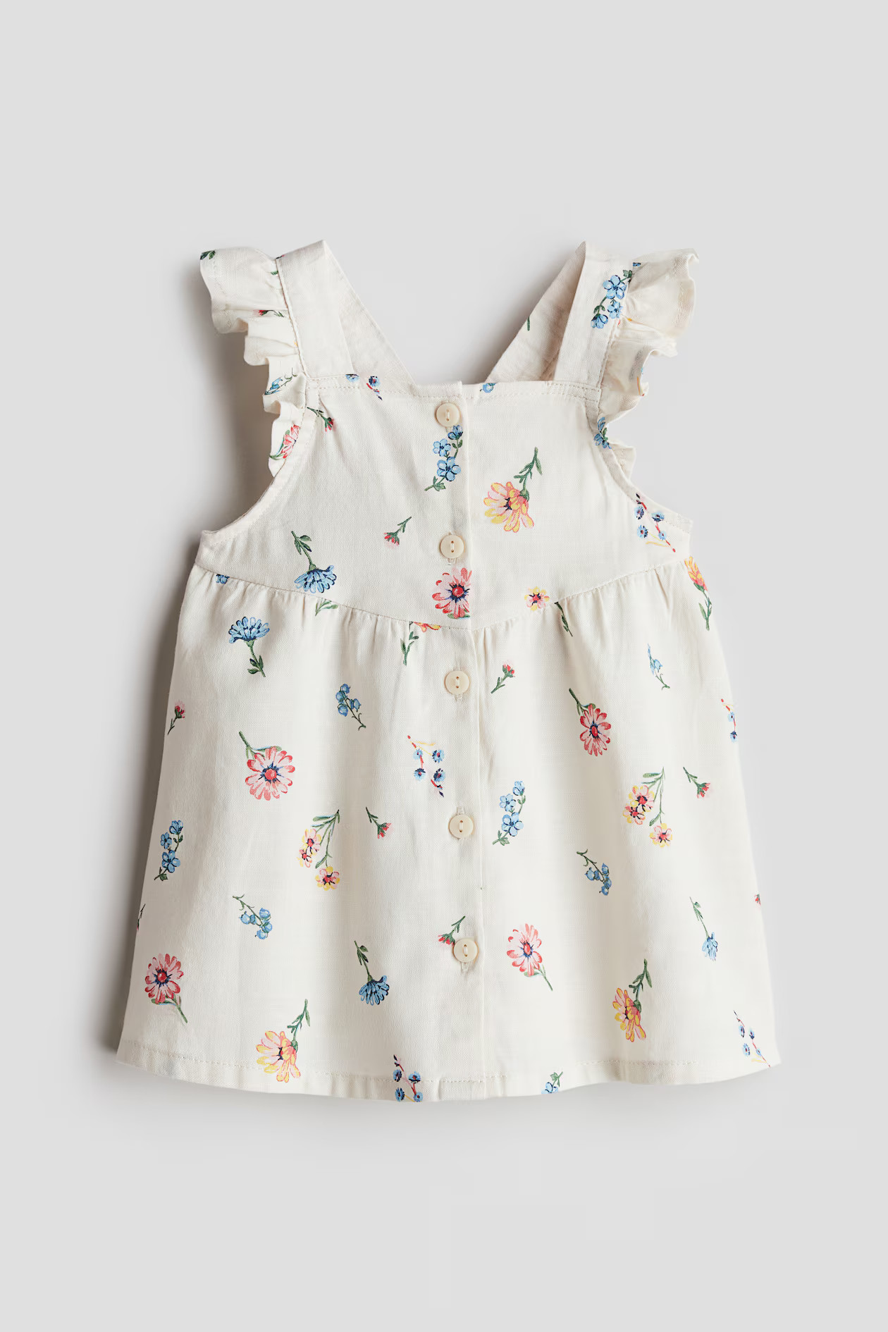 Ruffle-trimmed Cotton Dress | H&M (US + CA)