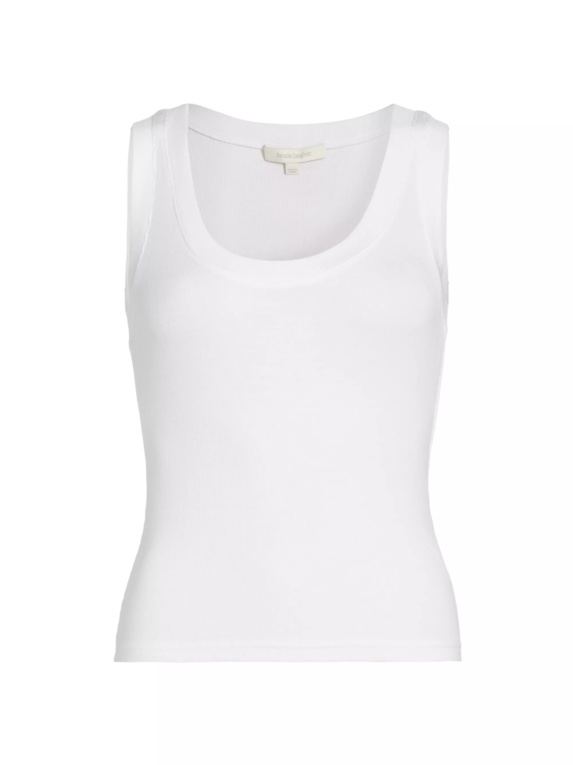 Favorite DaughterScoopneck Rib-Knit Tank | Saks Fifth Avenue