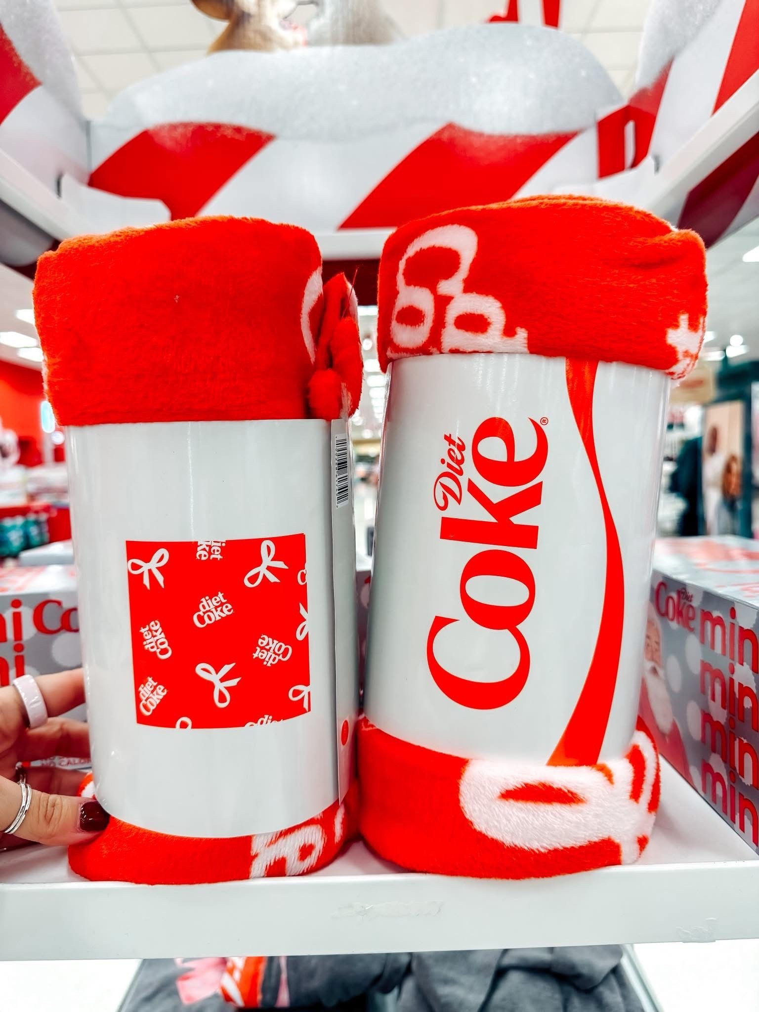 LOVE these Diet Coke throw blankets!! The bows on them make them even MORE adorable!! 🥰 

#dietcoke #DietCokeAddict #throwblankets #target #targetfinds #giftideas

#LTKGiftGuide #LTKHoliday