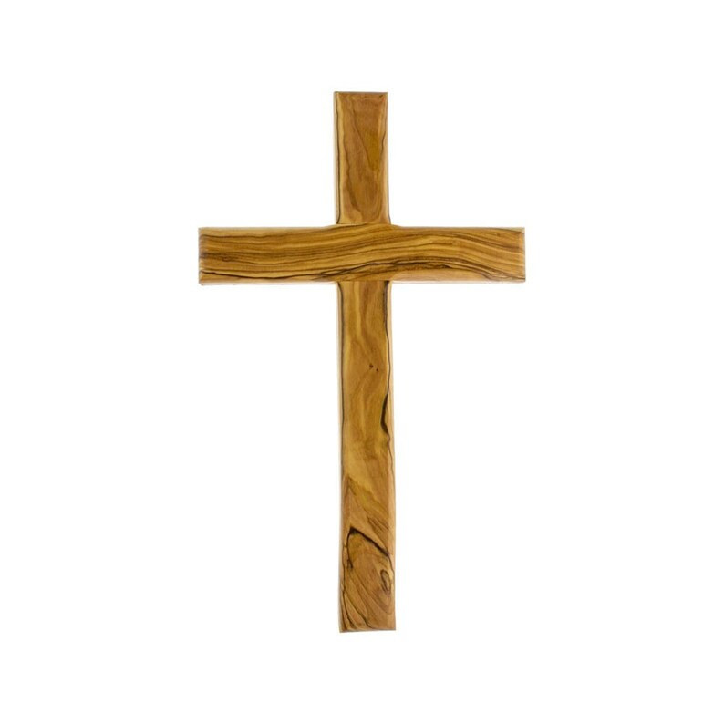 Olive Wood Cross from Jerusalem 10 Inches Tall - Wall Cross | Etsy (US)
