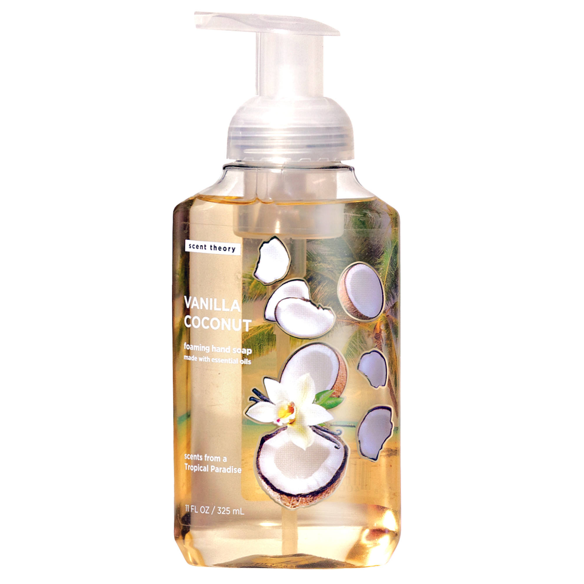 Scent Theory Foaming Hand Soap, Vanilla Coconut, 11 fl oz - Walmart.com | Walmart (US)