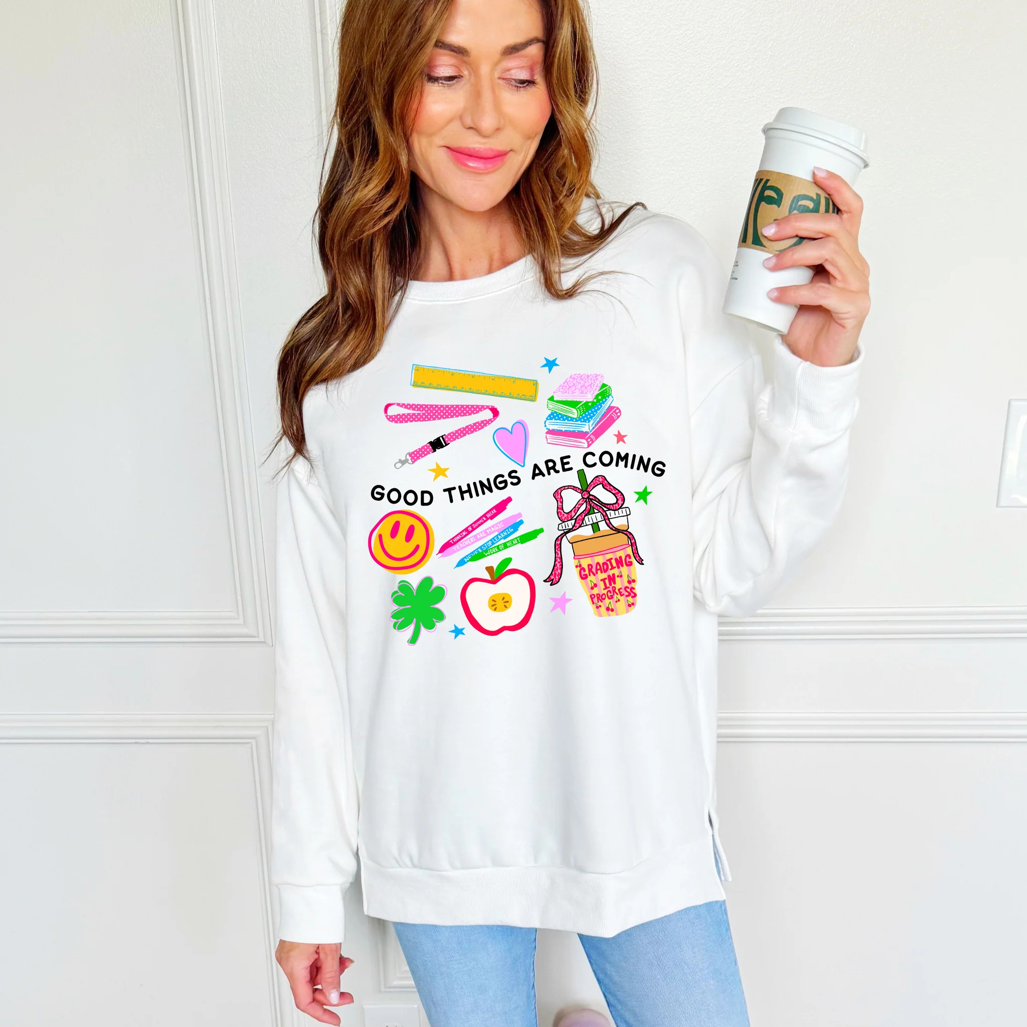 Good Things Teacher Edition Sweatshirt | Poppy & Pine
