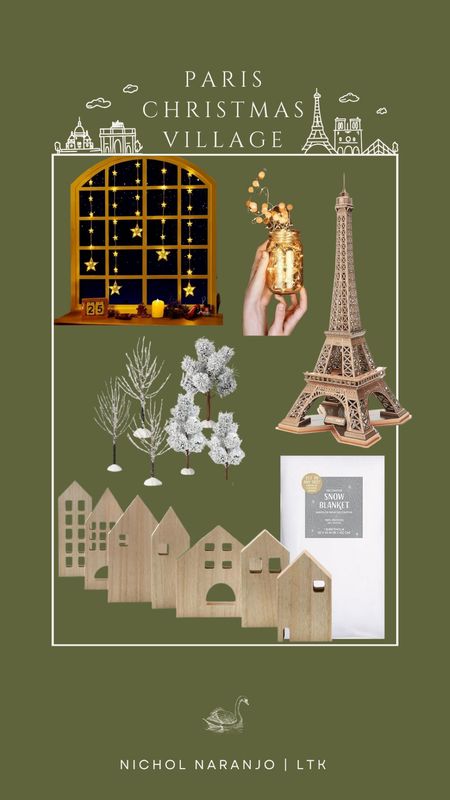 Create the most chic Parisian village in your home this Christmas! ✨❄️ 

#LTKHoliday #LTKhome #LTKSeasonal