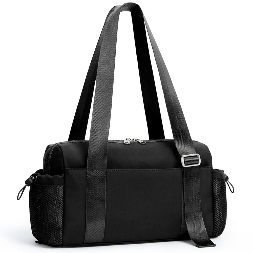 WLLWOO Small Gym Bag for Women with Wet Pocket, Mini Travel Duffle Tote Bag, Lightweight Workout ... | Amazon (US)