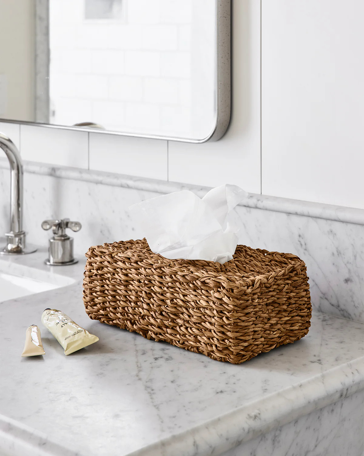 Hand-Woven Seagrass Tissue Box Cover | McGee & Co. (US)